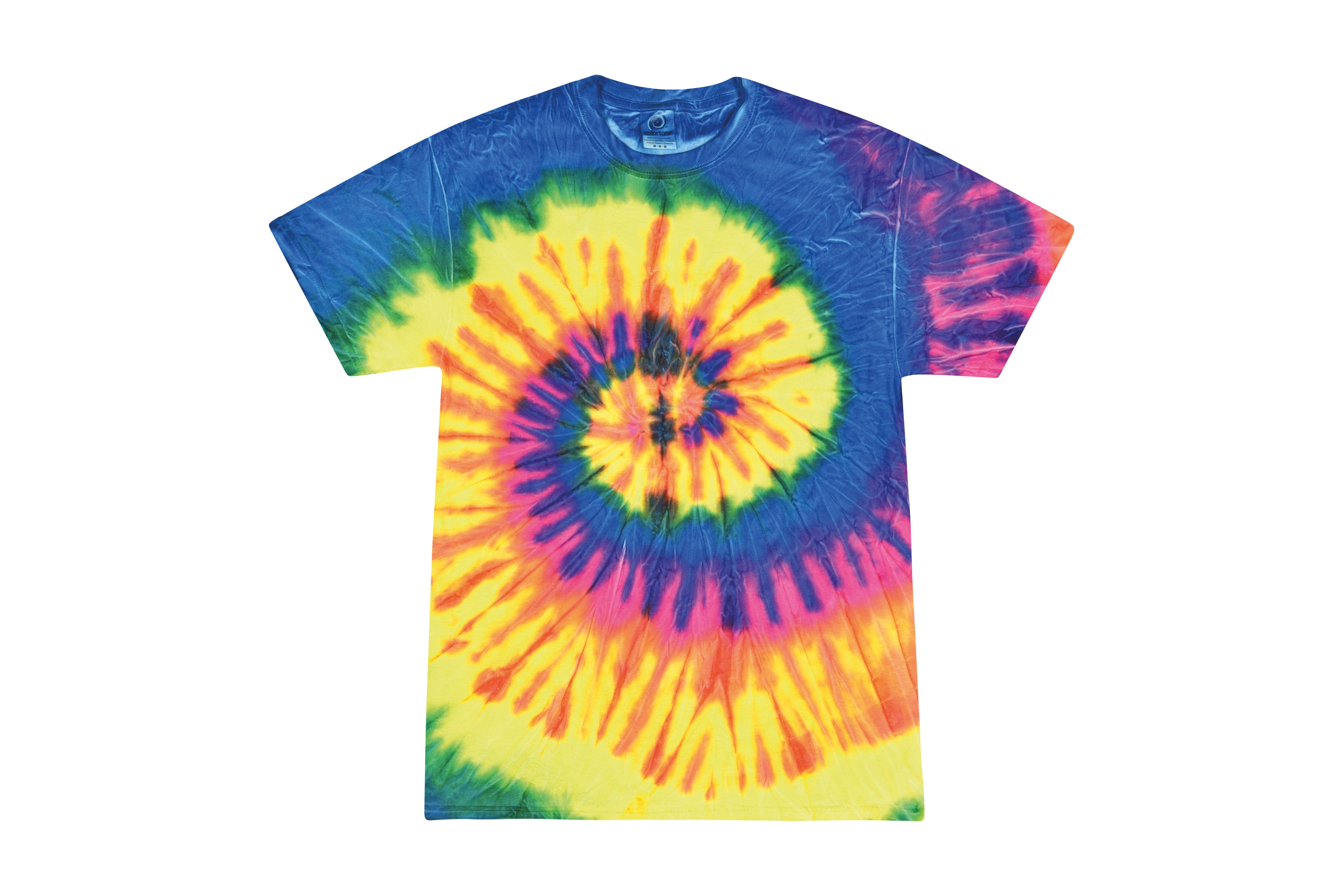 Rainbow Tie Dye T-Shirt | NEON RAINBOW